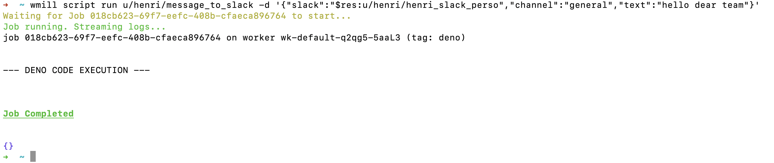 CLI arguments CLI arguments